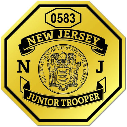 State Trooper Badge Stickers (Item #605)