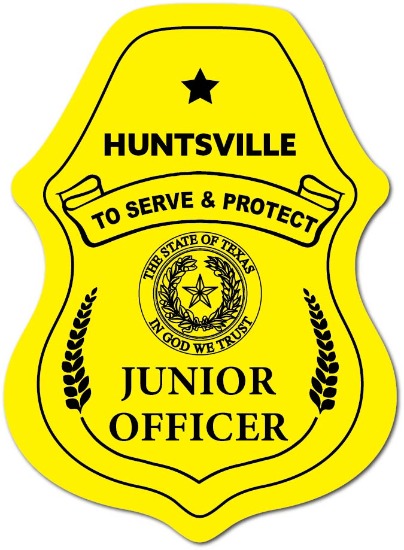 Police Junior Officer Shield Stickers (Item #104)
