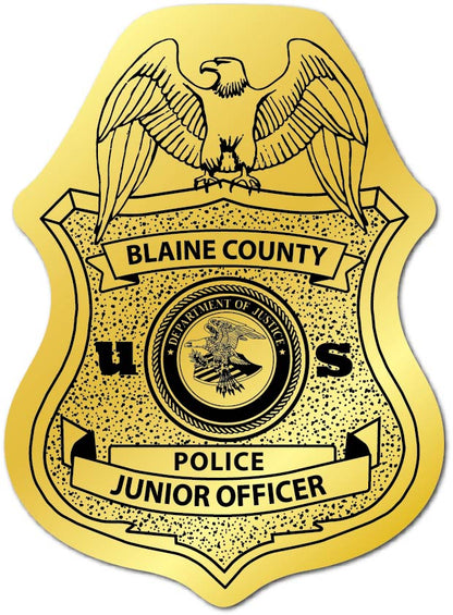 Police Support Stickers - Create Your Own Promotional Police Labels - 500-15,000 Quantities - Free Proofs - Silver/Gold/White StickerShopLaw