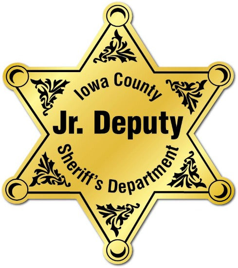 Junior Deputy Sheriff Star Stickers (Item #210)