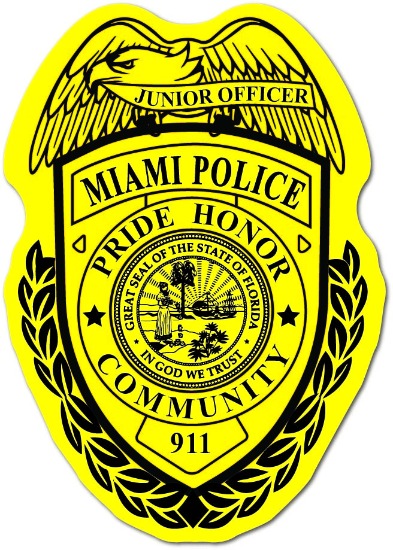Junior Deputy Police Badge Stickers (Item #110)
