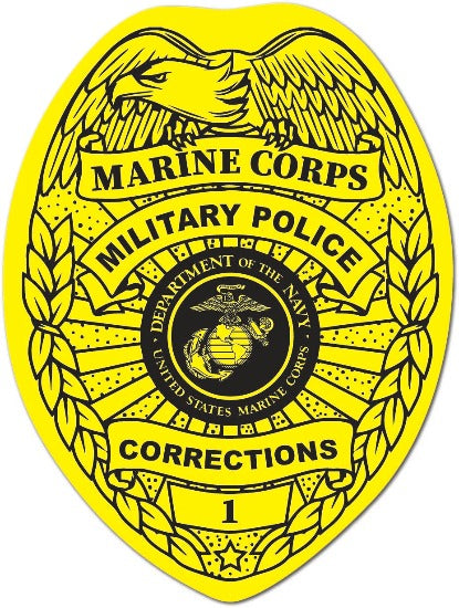 Marine Corp - Military Police Stickers (Item #902)