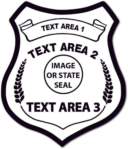 Junior Officer Badge Stickers (Item #106)